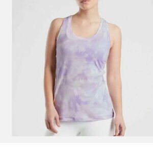 Athleta Nitro Tank Top, Tie Dye Purple, Size L